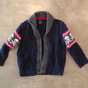 Baby Gap Skull Cardign